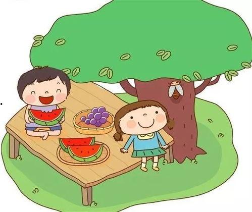 小女孩吃瓜作文,小女孩的夏日吃瓜日记