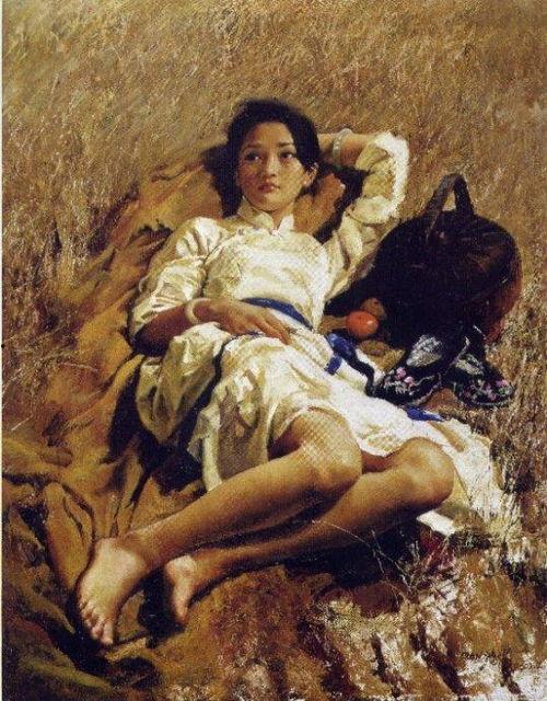 油画热心看客欧美吃瓜,欧美“吃瓜”文化的艺术再现