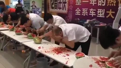 吃瓜比赛奇葩场面,吃瓜比赛中的爆笑瞬间大盘点